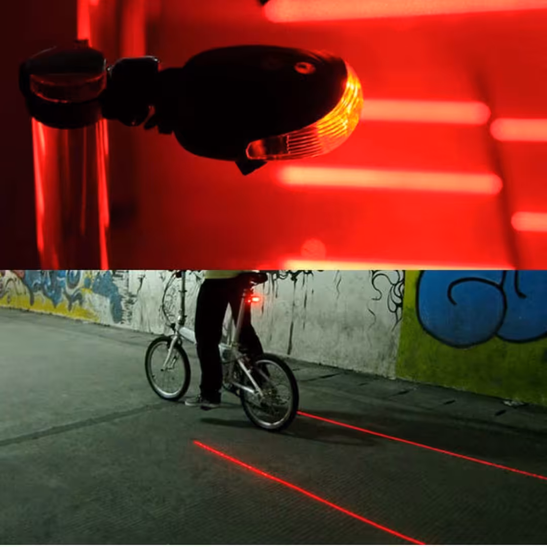 چراغ دوچرخه لیزری