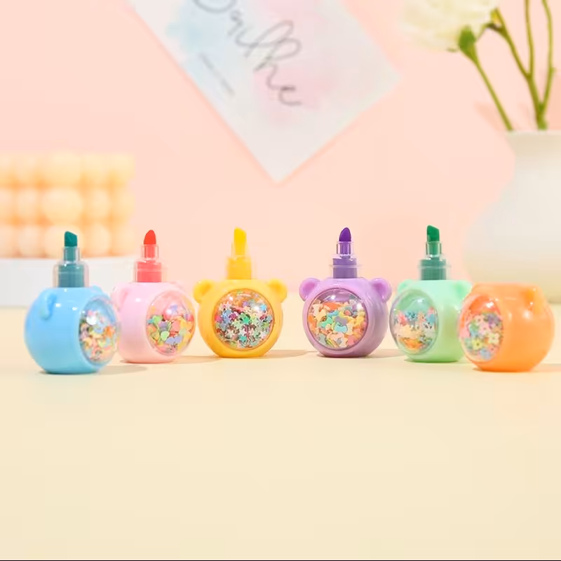 ست هایلایت 5 رنگ اکلیلی طرح خرس