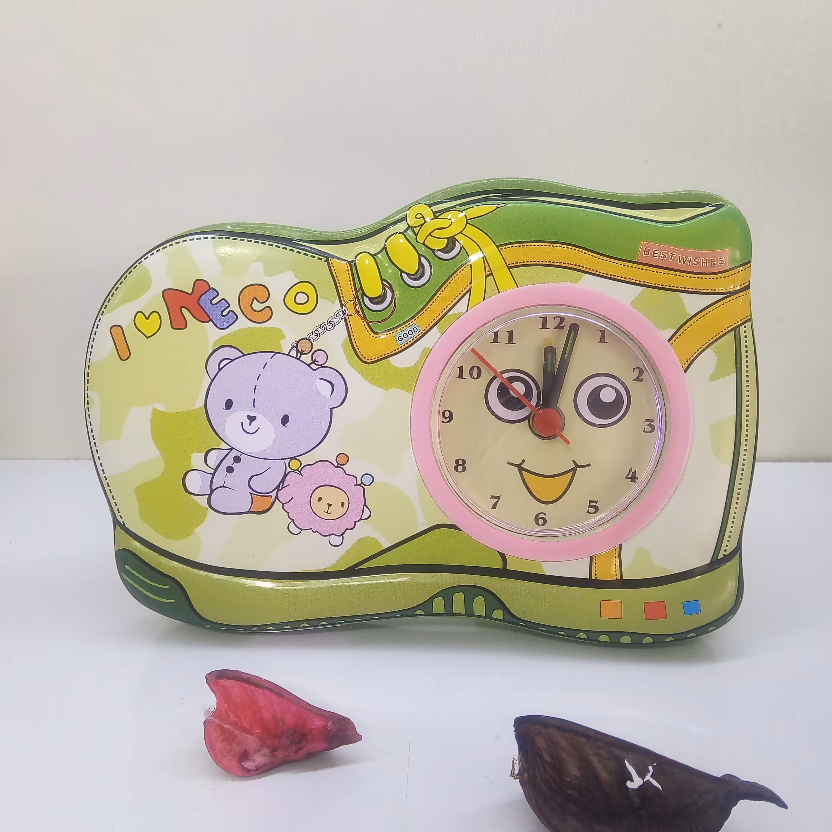 ساعت زنگ دار(رومیزی) طرح کفش