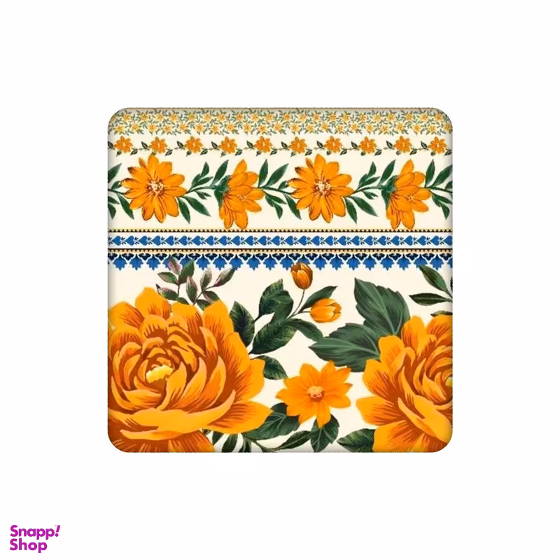 زیر لیوانی طرح پارچه گلدار کد 8294274