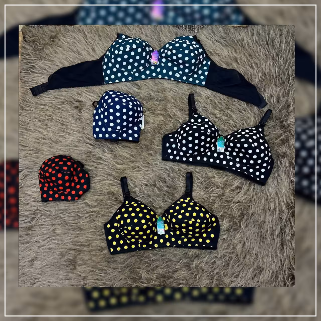 سوتین زیرنخ توپی پارچه تترون زیرنخ سایز70و75و80و85