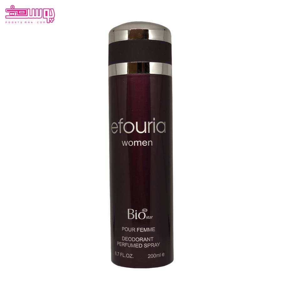 اسپری ایفوریا زنانه بیو استار حجم 200 میلی لیتر