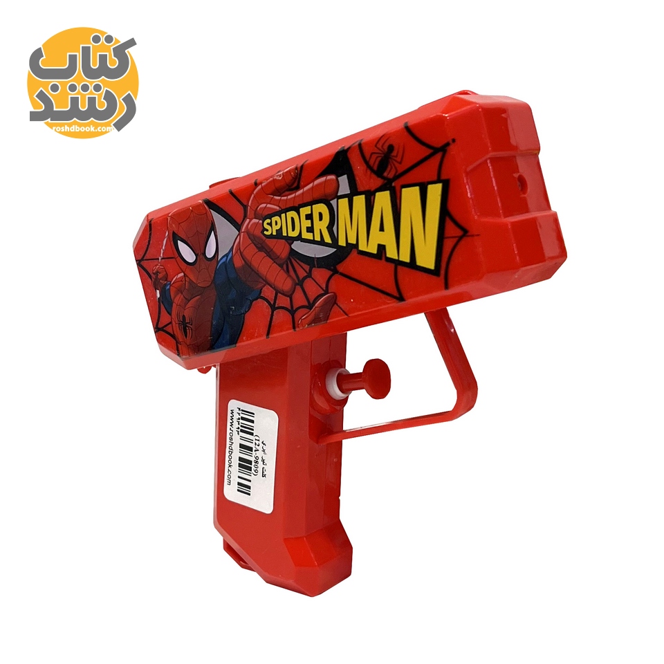 اسباب بازی تفنگ آب پاش طرح مرد عنکبوتی