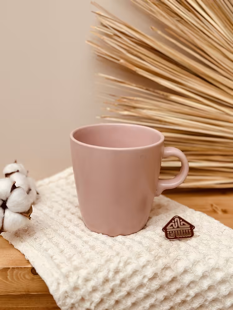 ماگ ساده صورتی کد001078