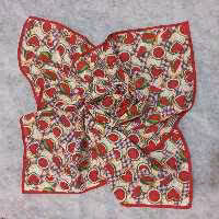 سفره پارچه ای توردوزی شده. تک لایه 70در70 سانت. 