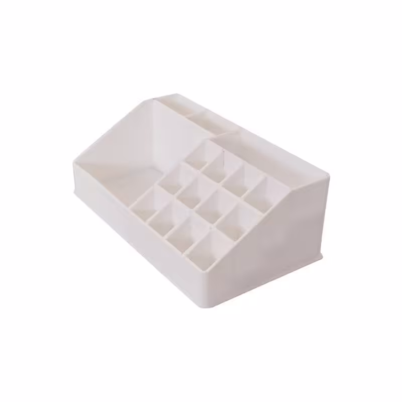 استند لوازم آرایشی و لوازم التحریر - سفید