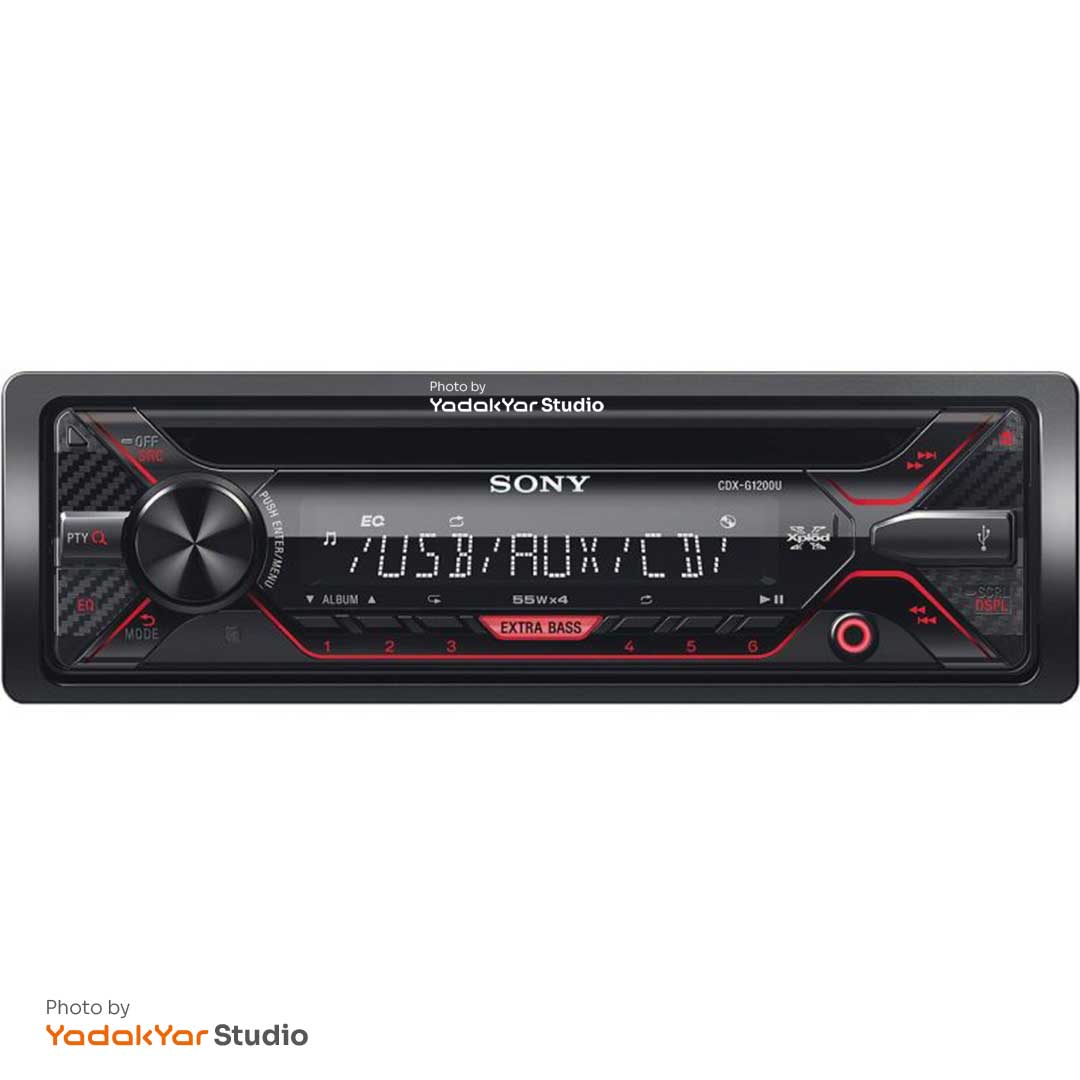 ضبط ماشین CDX-G1200U سونی