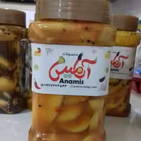 ترشی انبه زعفرانی3/5کیلویی