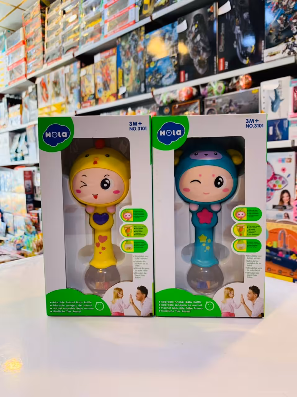 جغجغه موزیکال هولی تویز huile toys