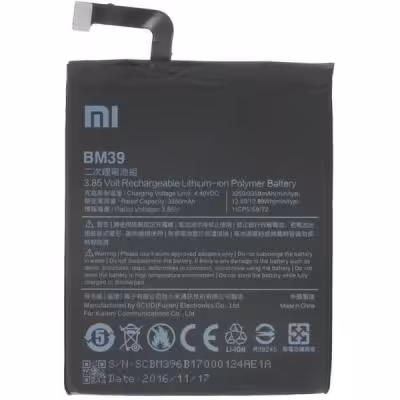 باتری گوشی شیائومی xiaomi Mi 6 مدل BM39