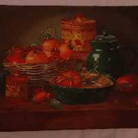 سفارش نقاشی رنگ روغن ورق طلا دکوراتیو