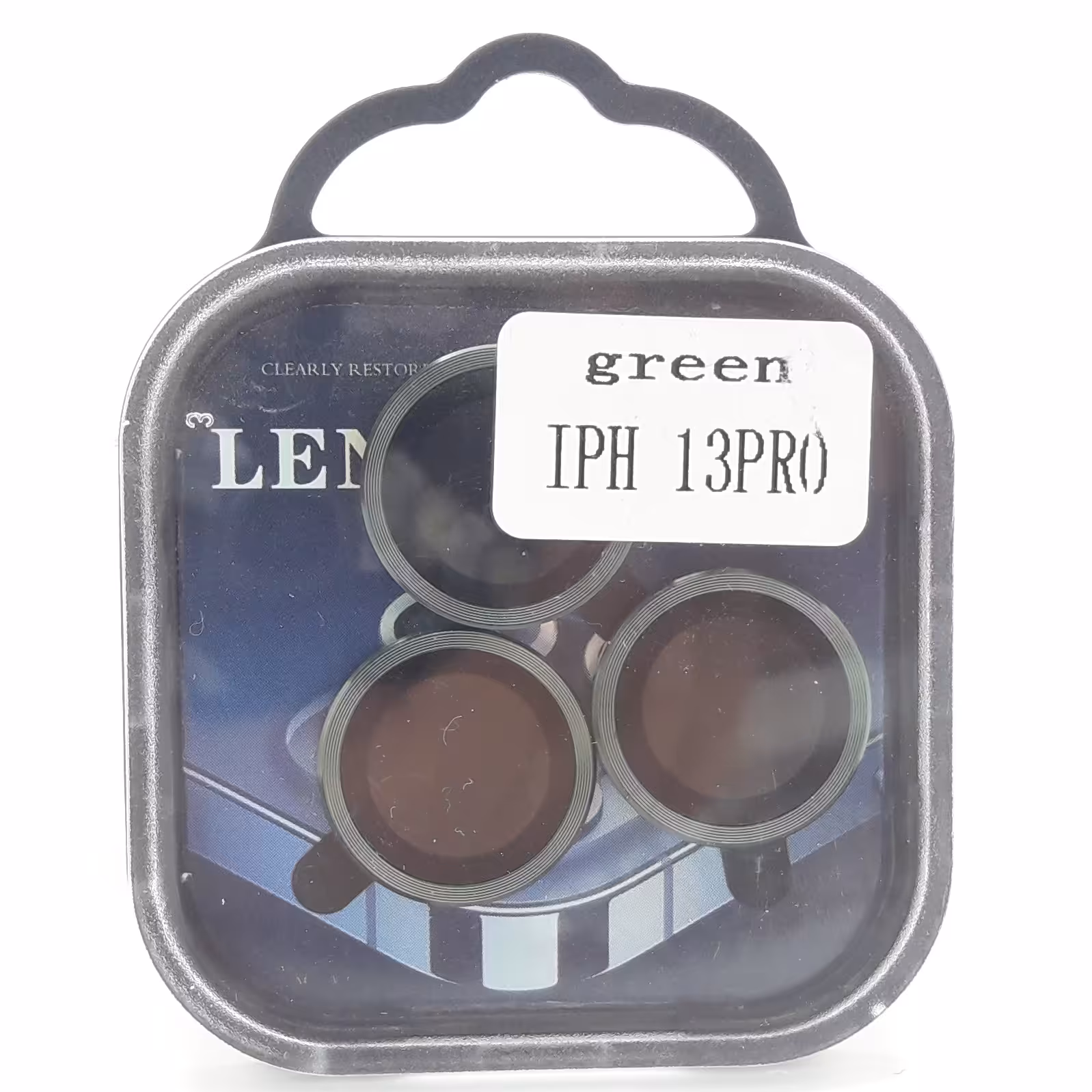 محافظ لنز دوربین فلزی رینگی آیفون13پرو رنگ سبز