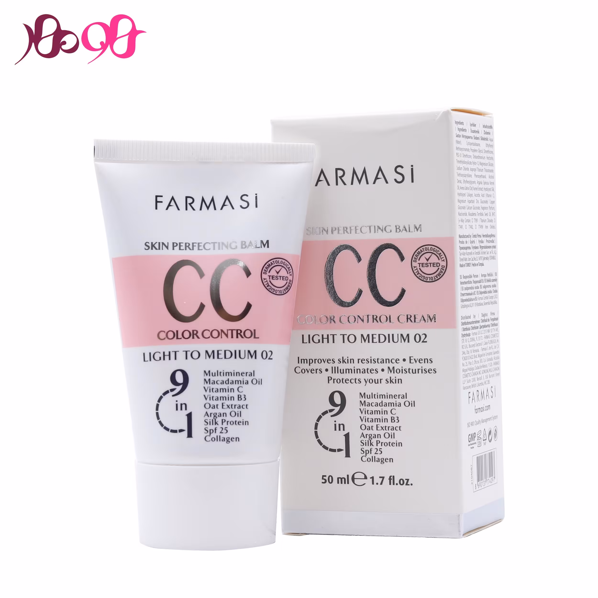 سی سی کرم فارماسی شماره 02 حجم 50 میل - Farmasi