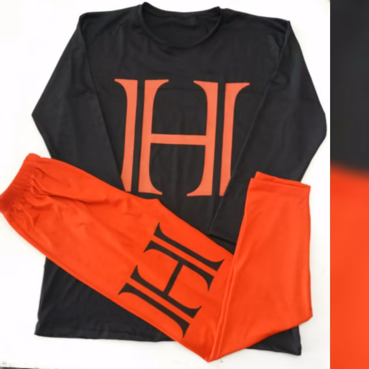 ست هودی شلوار  چاپ H