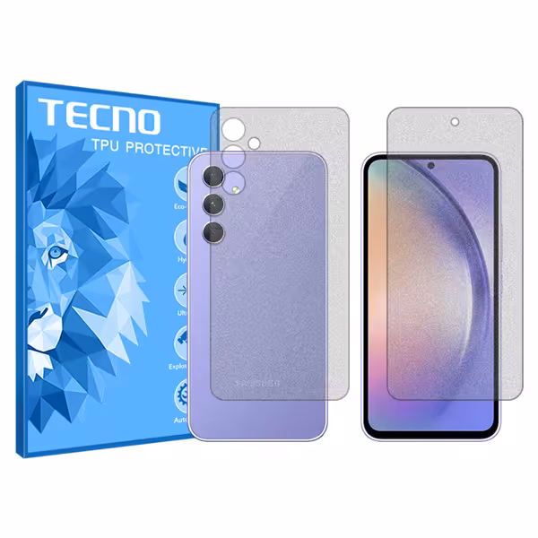 گلس صفحه نمایش و پشت گوشی سامسونگ Galaxy A54 5G مدل مات برند تکنو کد SS