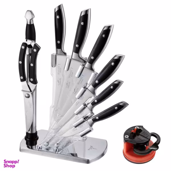 سرویس چاقو آشپزخانه 10 پارچه وینر کد W7335P به همراه چاقو تیزکن