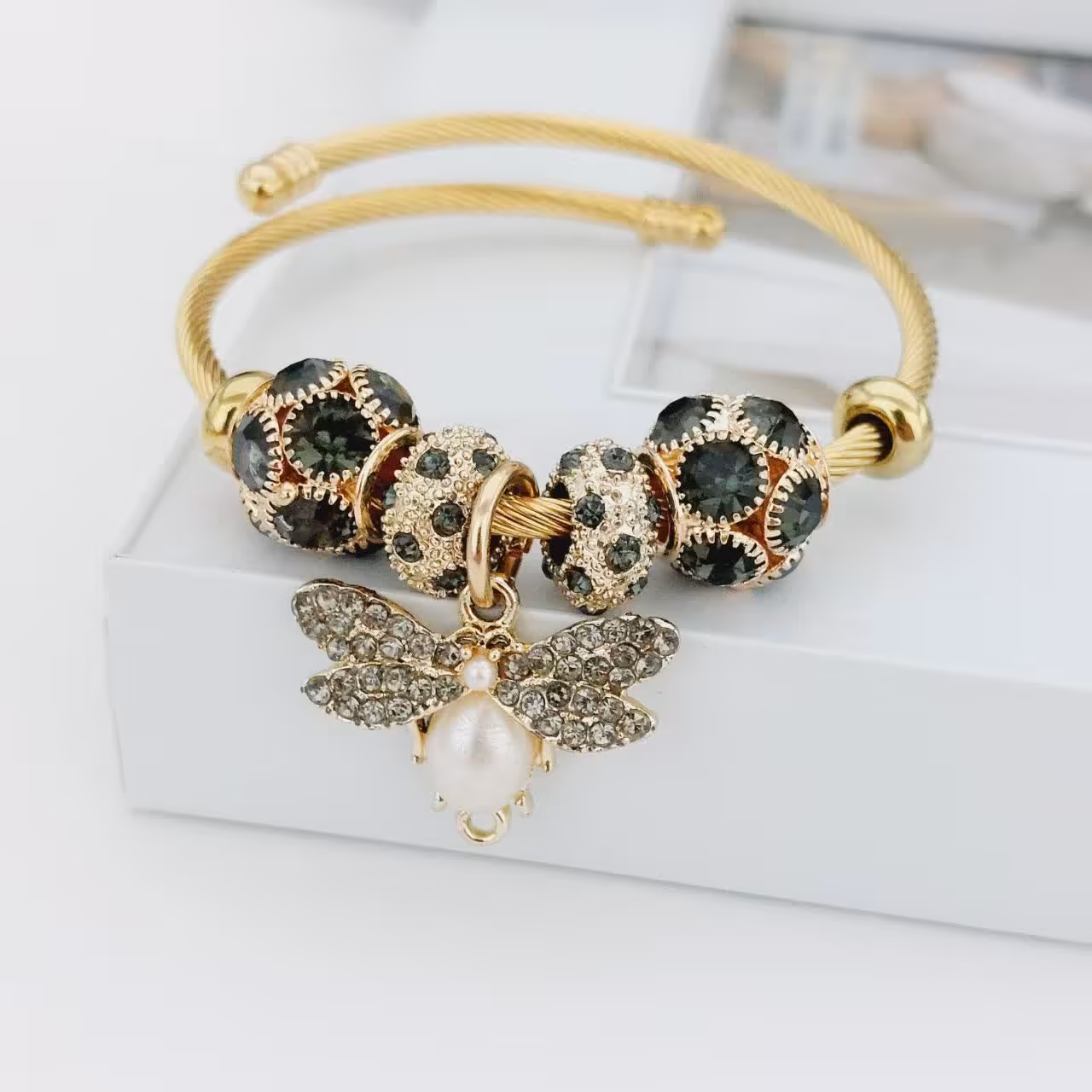 بنگل فری سایز  کد 10835 بنگل پاندورا دستبند پاندورا