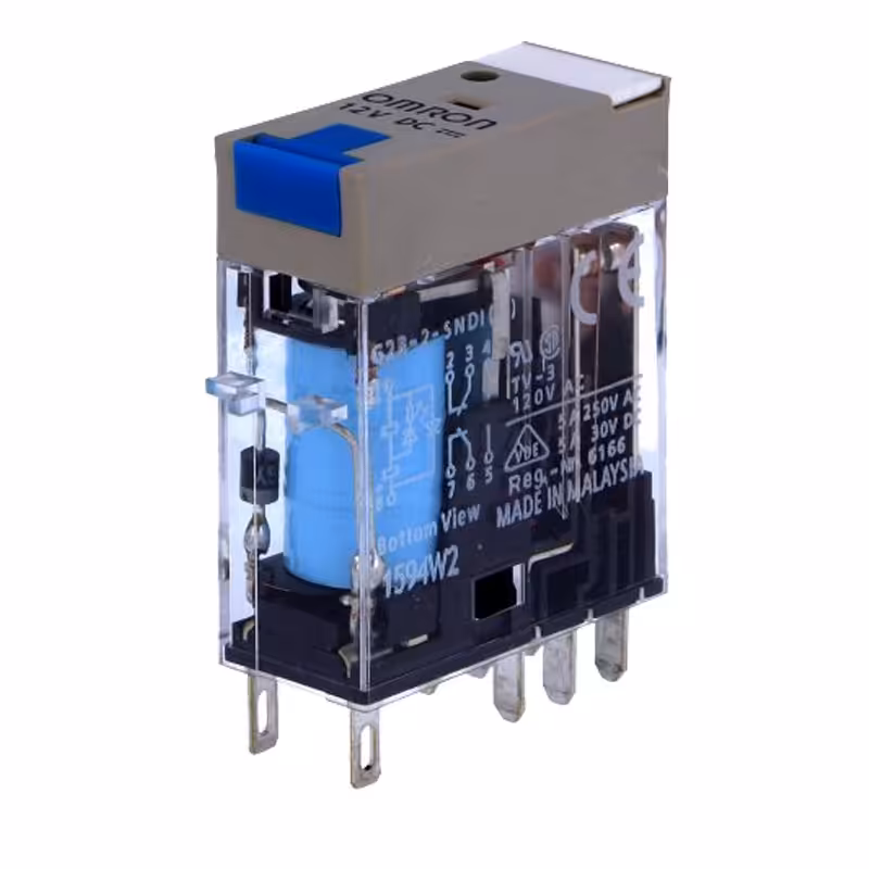 رله شیشه ای امرن 5 آمپر G2R-2-SN 12DC