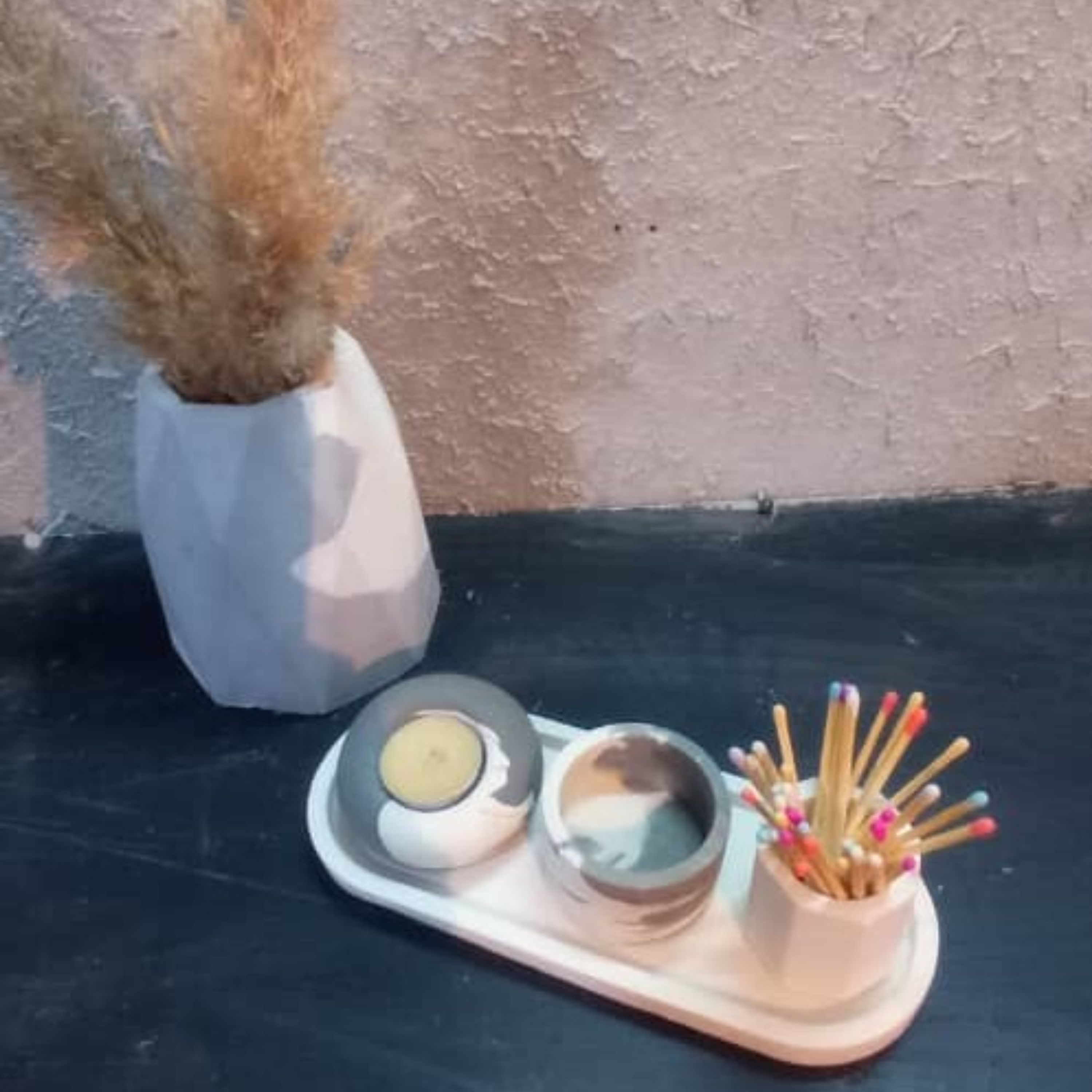 ست کاربردی 5 قطعه سنگ مصنوعی