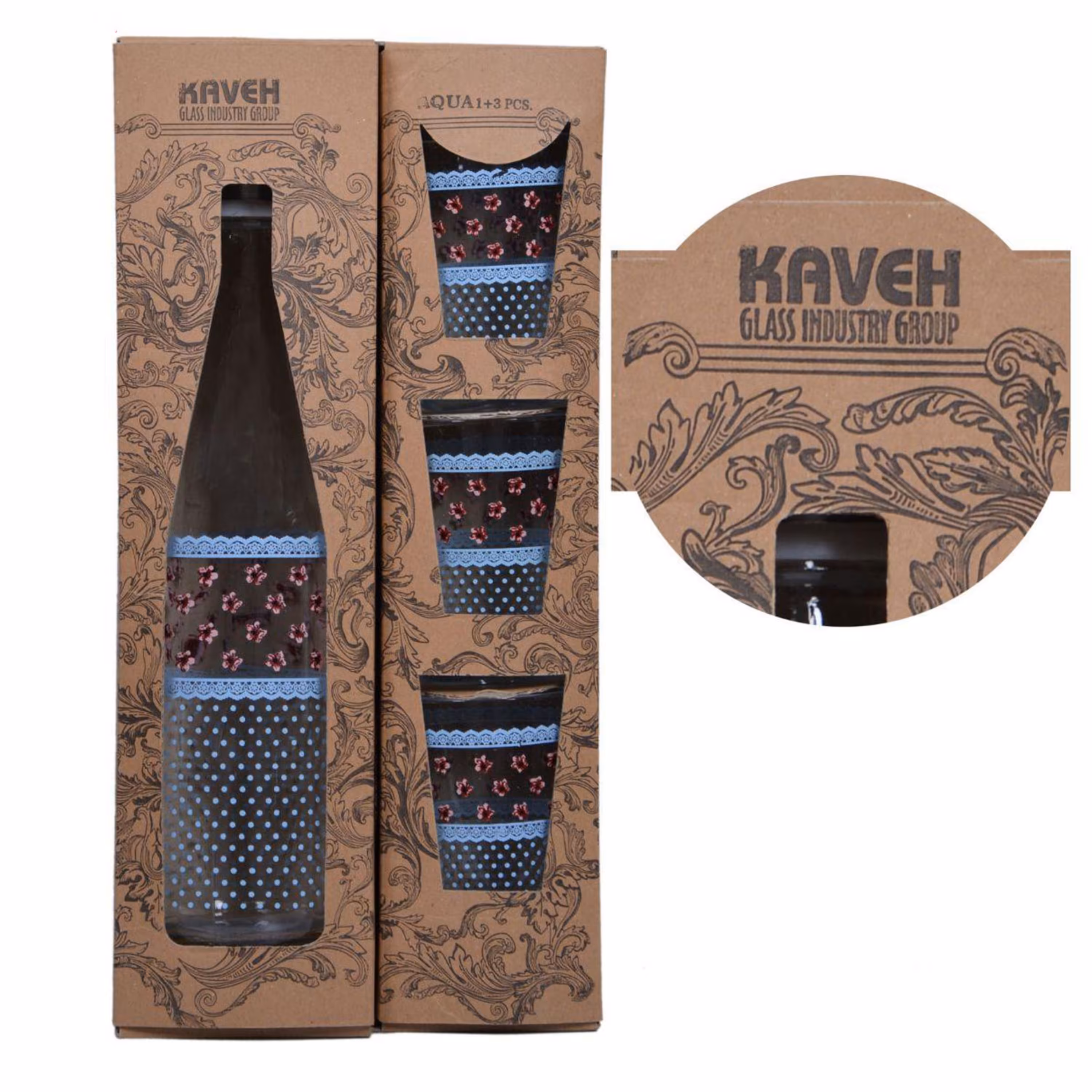 بطری و لیوان کاوه 