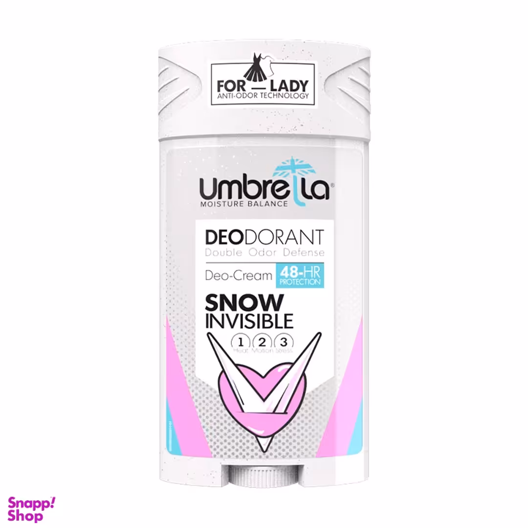 استیک ضد عرق بانوان آمبرلا مدل Snow Invisible حجم 90 میلی لیتر
