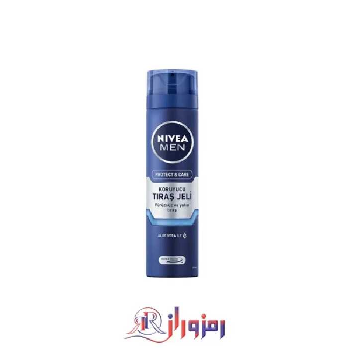 ژل اصلاح نیوا nivea مدل protect & care حجم 200 میل