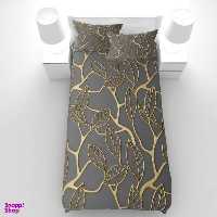 سرویس خواب مدل برگ طلایی یکنفره 5 تکه