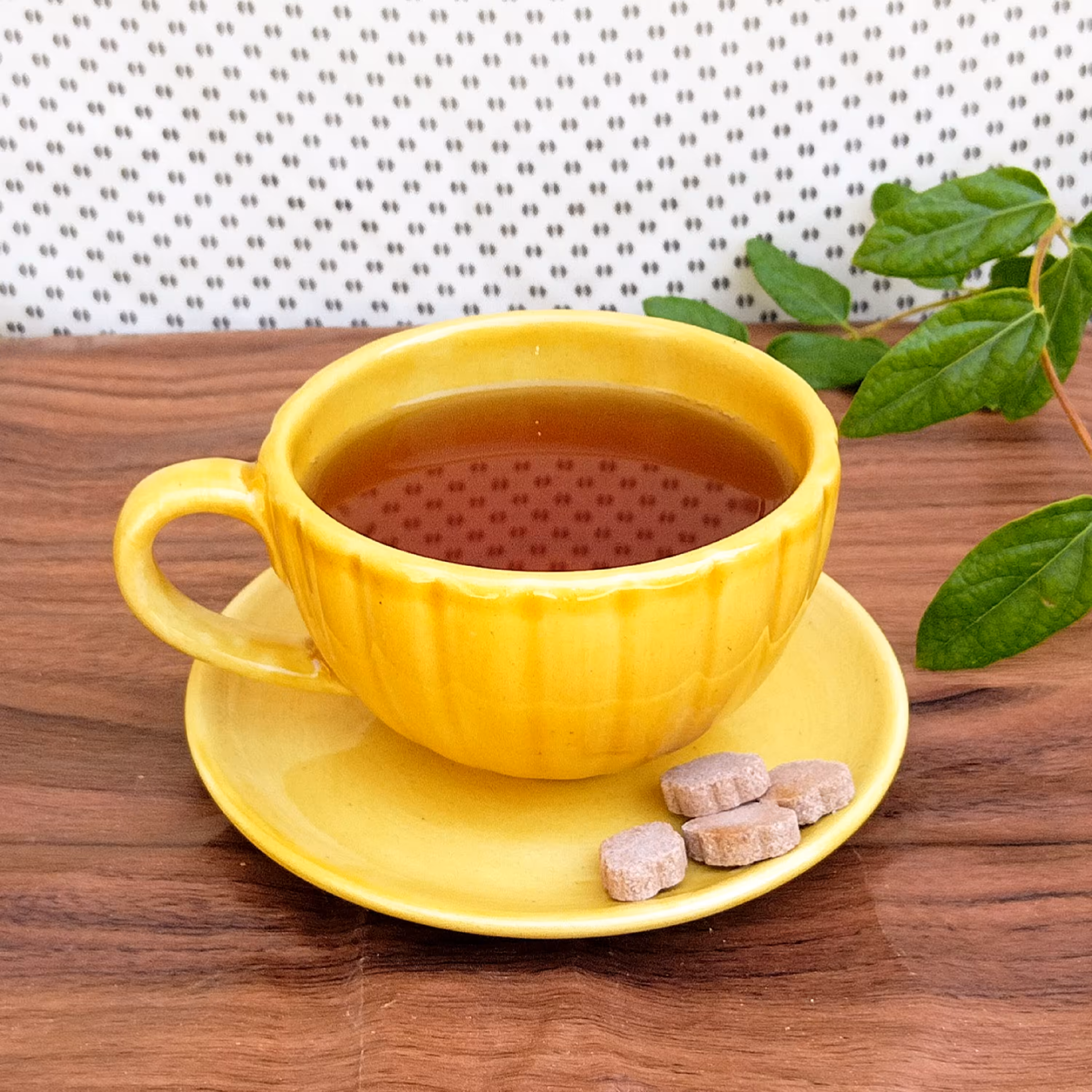 فنجون لته خوری سرامیکی، ارتفاع فنجون  6 سانت، قطر فنجون 10 سانت