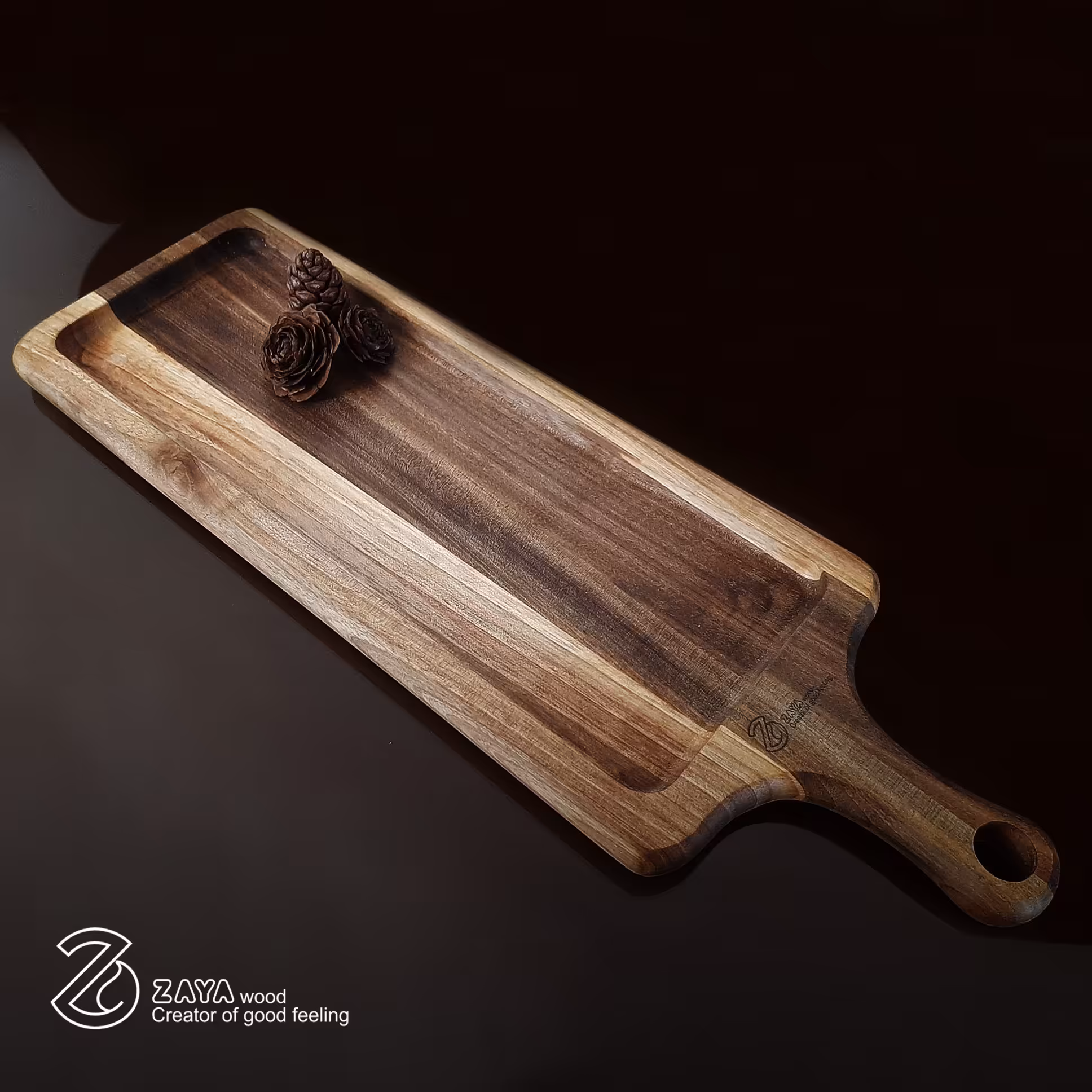 تخته سرو ساخته شده از چوب گردو د ابعاد 45 در 20 قابل ارائه در سایزهای مختلف