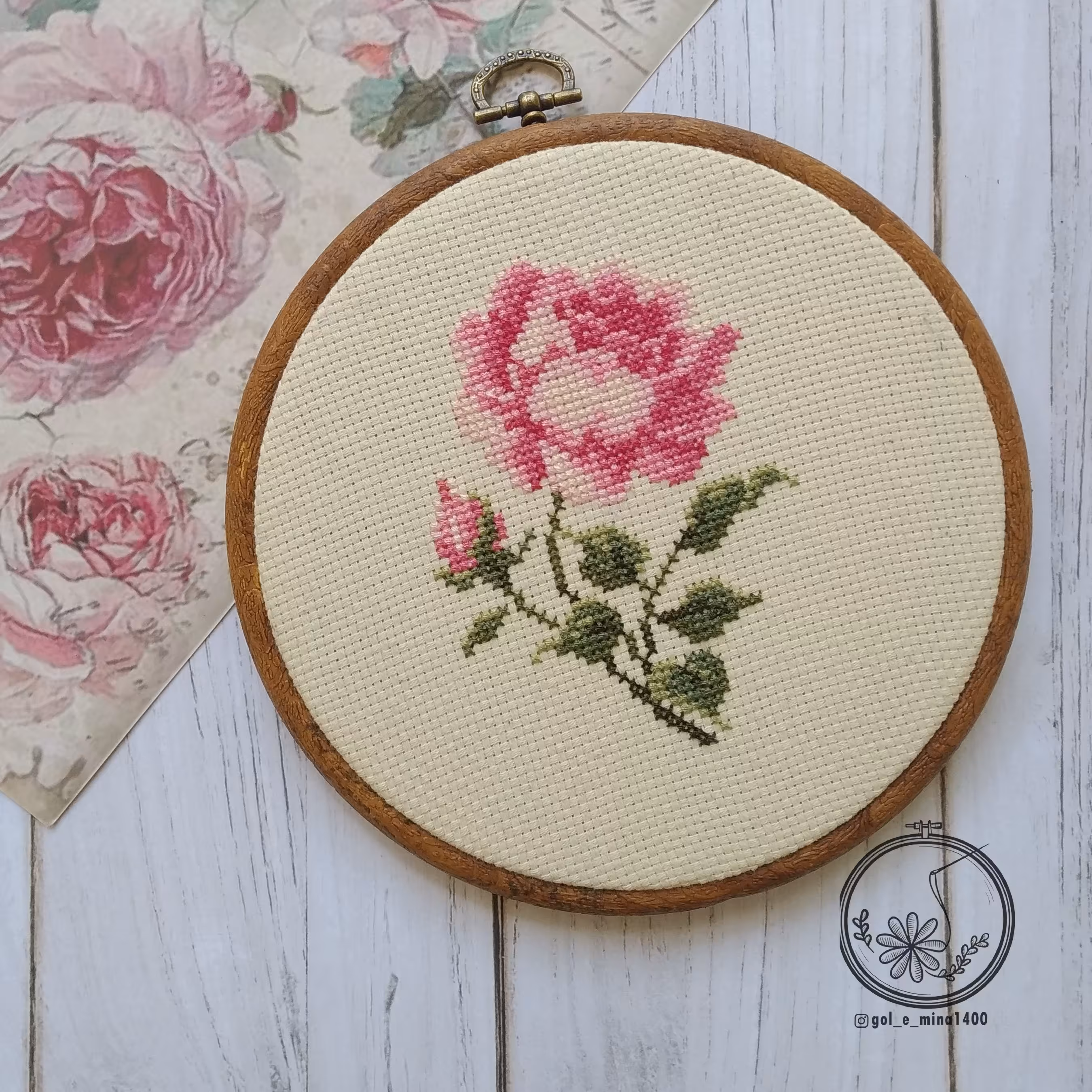 تابلو  شماره دوزی(گلدوزی)