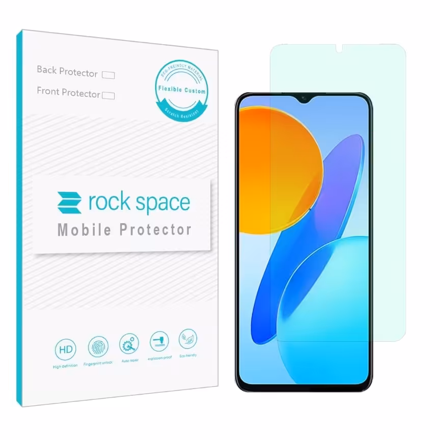  گلس آنر X8 5G مدل نانو هیدروژل گرین لایت برند راک اسپیس