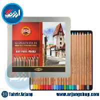پاستل مدادی کوه نور 24 رنگ