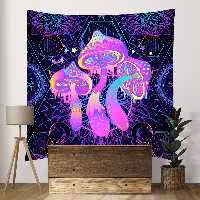 پوستر پارچه ای فیانی طرح بکدراپ BLACKLIGHT کد F22