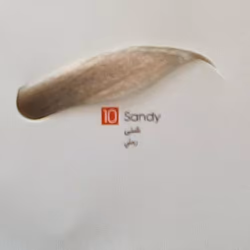 رنگ ابروی دوماسی حجم 15 میل کیت شماره 10 شنی به همراه اکسیدان مخصوص