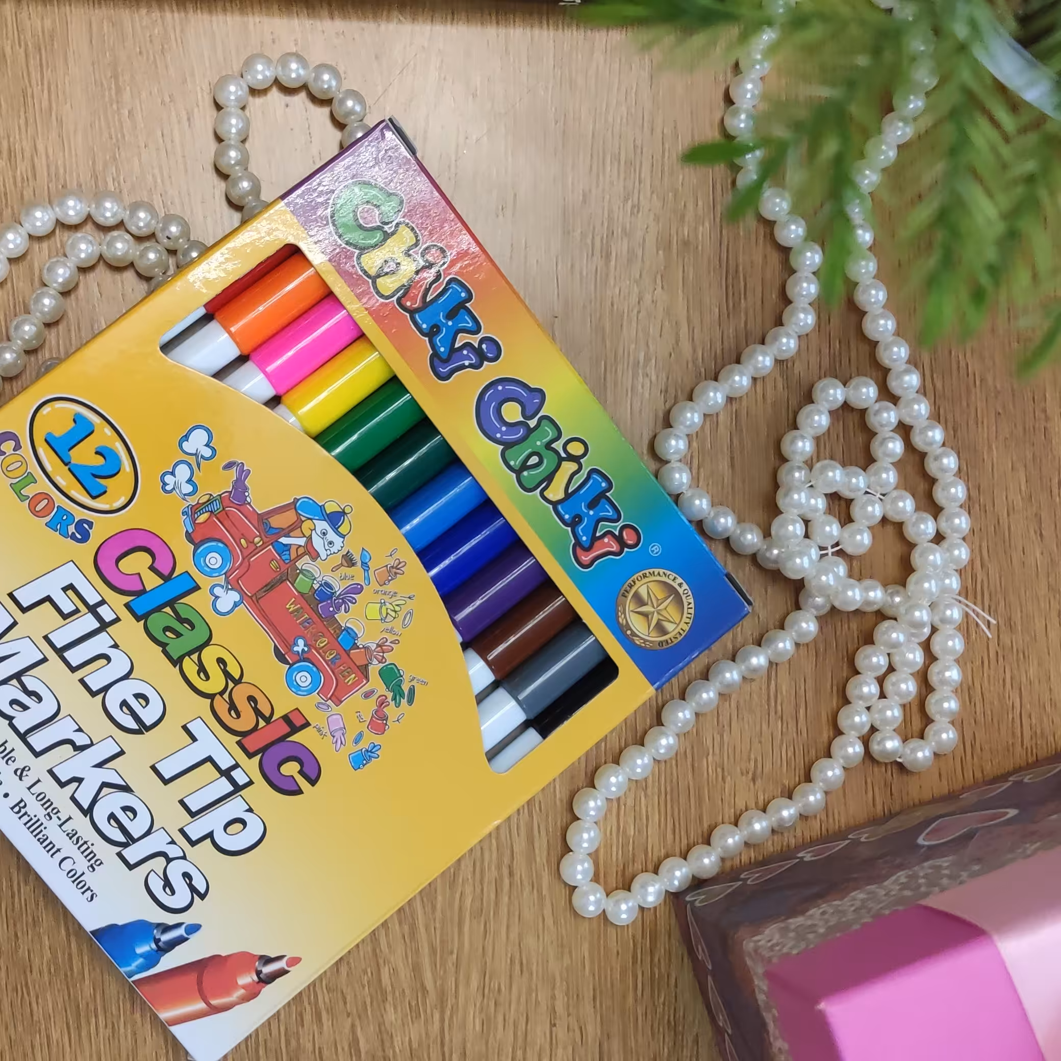 ماژیک رنگ آمیزی 12 رنگ  جعبه مقوایی