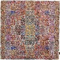 رومیزی ترمه ابریشم صفائی ابعاد 100 در 100 کد 62 با 3 رنگ متنوع  برند هاشمی
