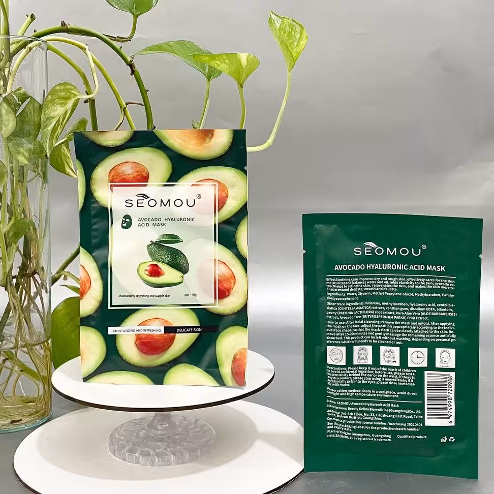 ماسک ورقه ای آووکادو رفع جوش و آکنه و روشن کنندگی پوست 30 گرم