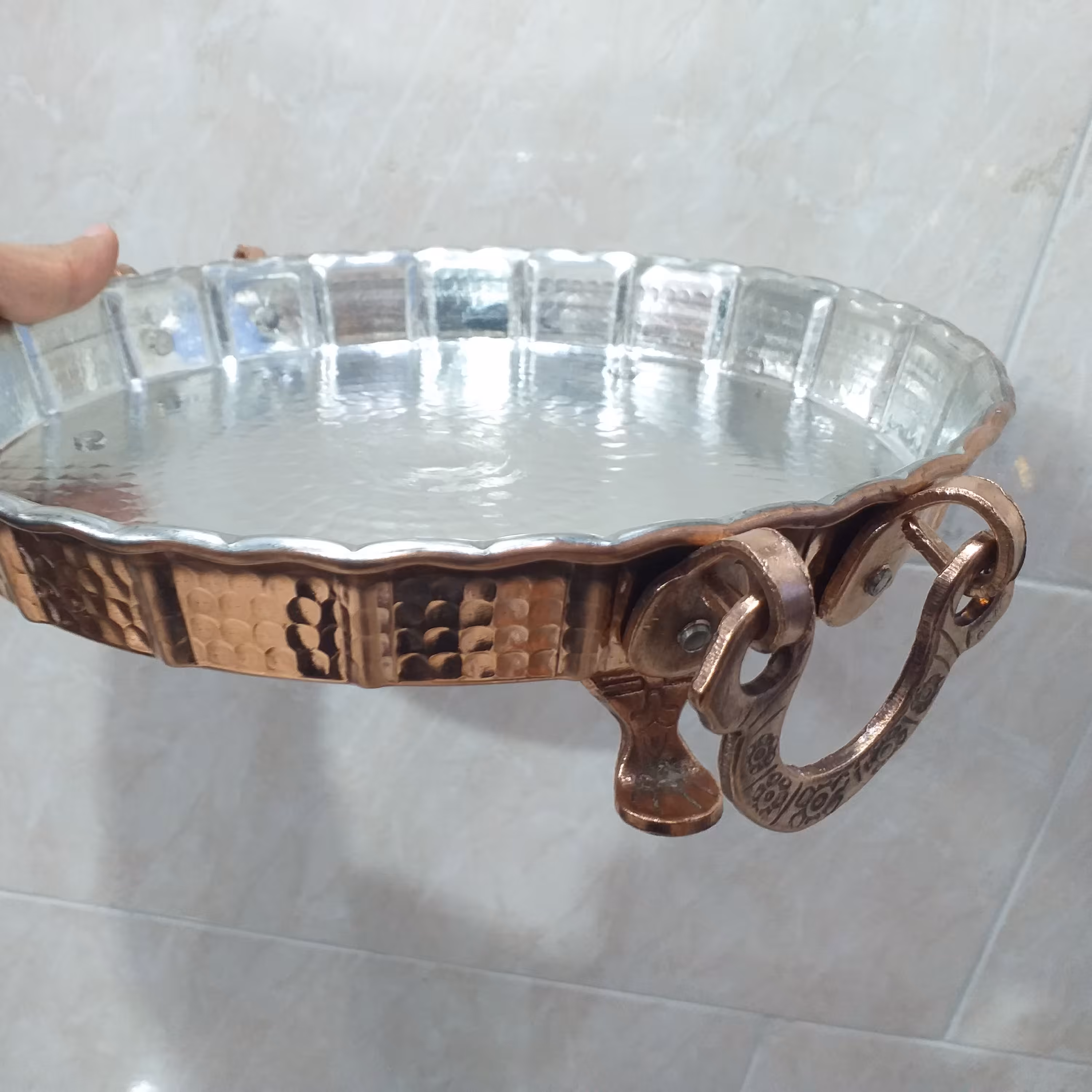 سینی(مرغ خوری) لبه بلند