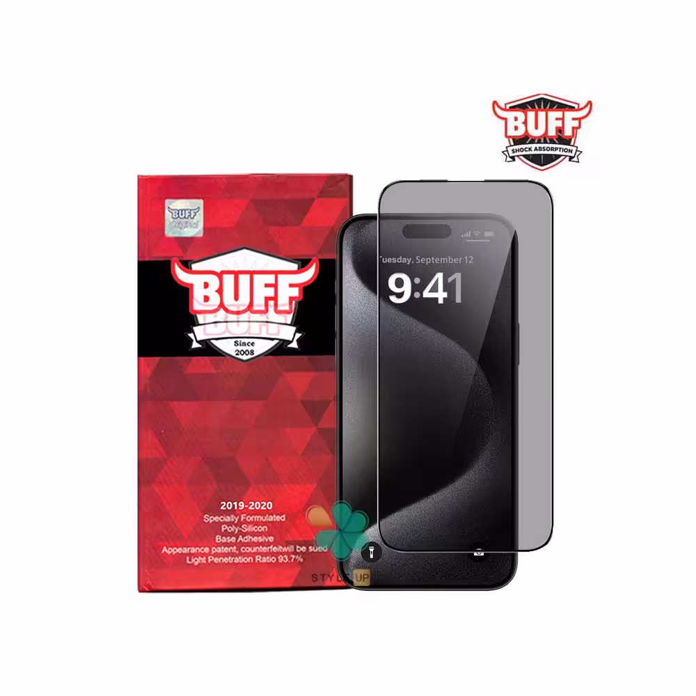 گلس گوشی مات برند Buff مناسب Apple iPhone 15 Pro Max