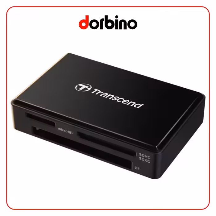 کارت خوان ترنسند Transcend RDF8 USB 3.1 Gen 1 Card Reader (Black) - فروشگاه دوربین دوربینو