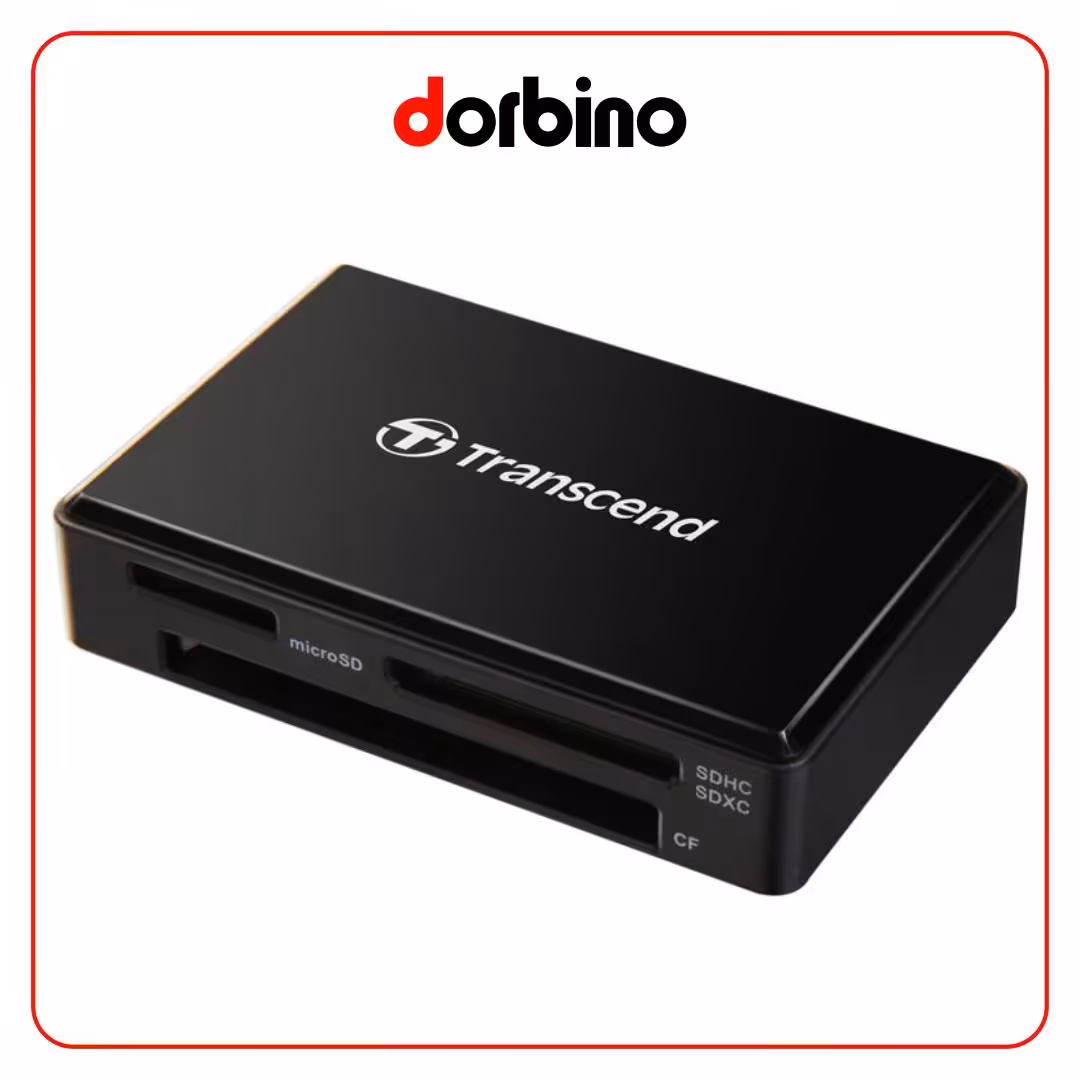 کارت خوان ترنسند Transcend RDF8 USB 3.1 Gen 1 Card Reader (Black) - فروشگاه دوربین دوربینو