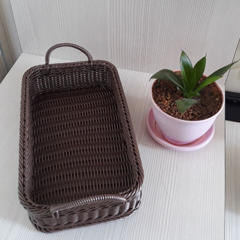 سبد زیبای مینا مناسب برای نان وسبری دررنگهای مختلف نسکافی و طوسی و صورتی و قهوه ای و کرم با بهترین بافت وکیفیت