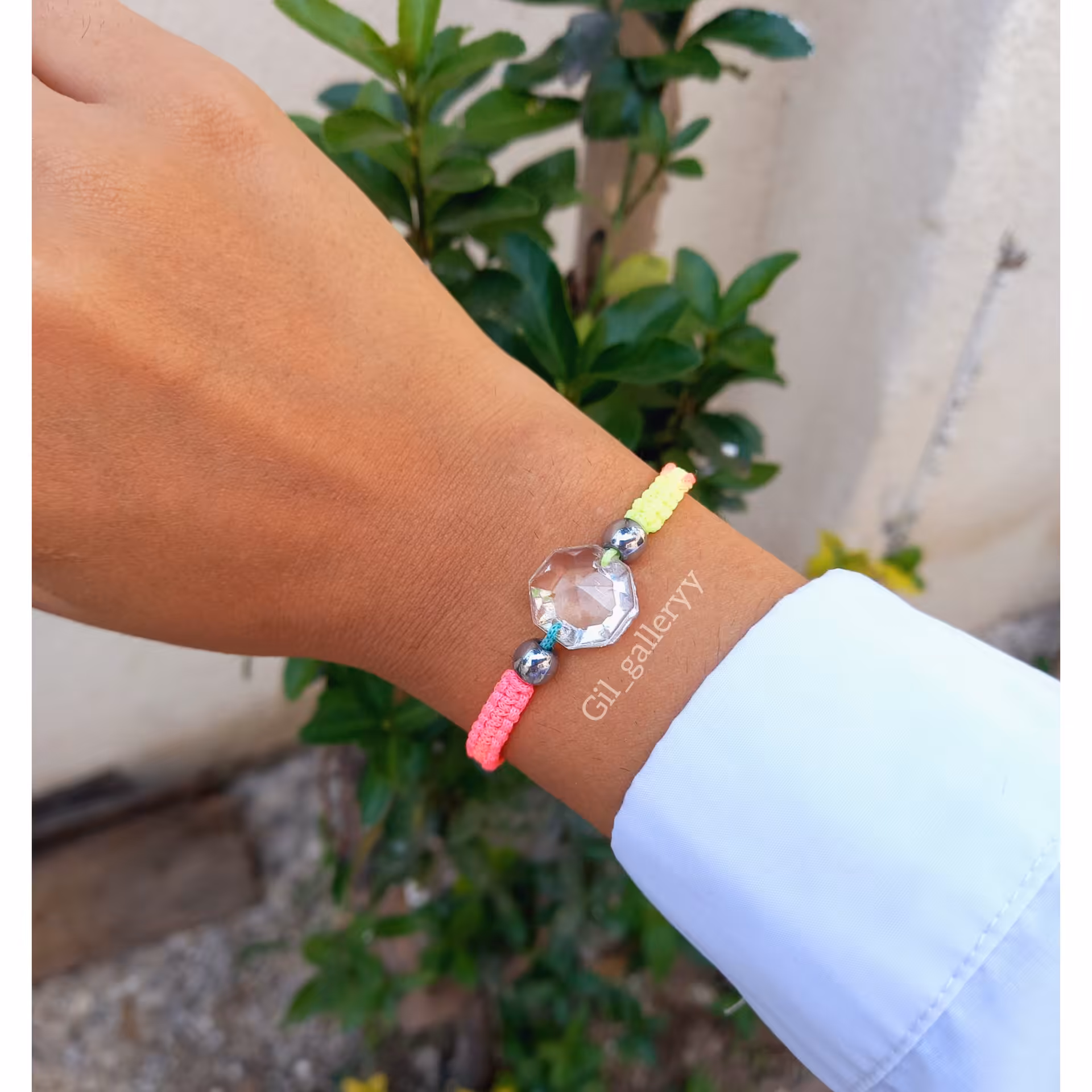 دستبند اسپرت پلاک الماس 