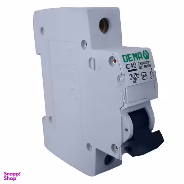 فیوز مینیاتوری تک فاز 40 آمپر دنا الکتریک ایرانیان مدل C40