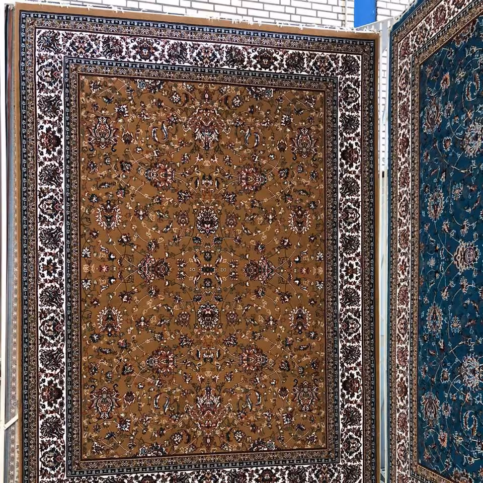 فرش پلی استر  بافت دستگاه اتوماتیک در طرح های متنوع هزینه ارسال با مشتری