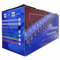 خرید فنر مارپیچ پلاستیکی شماره 10 پیلاوران بسته 100 عددی مدل شفاف