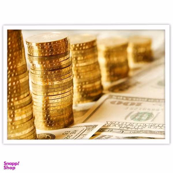 تابلو بکلیت طرح بازار مالی سکه طلا مدل W-11418