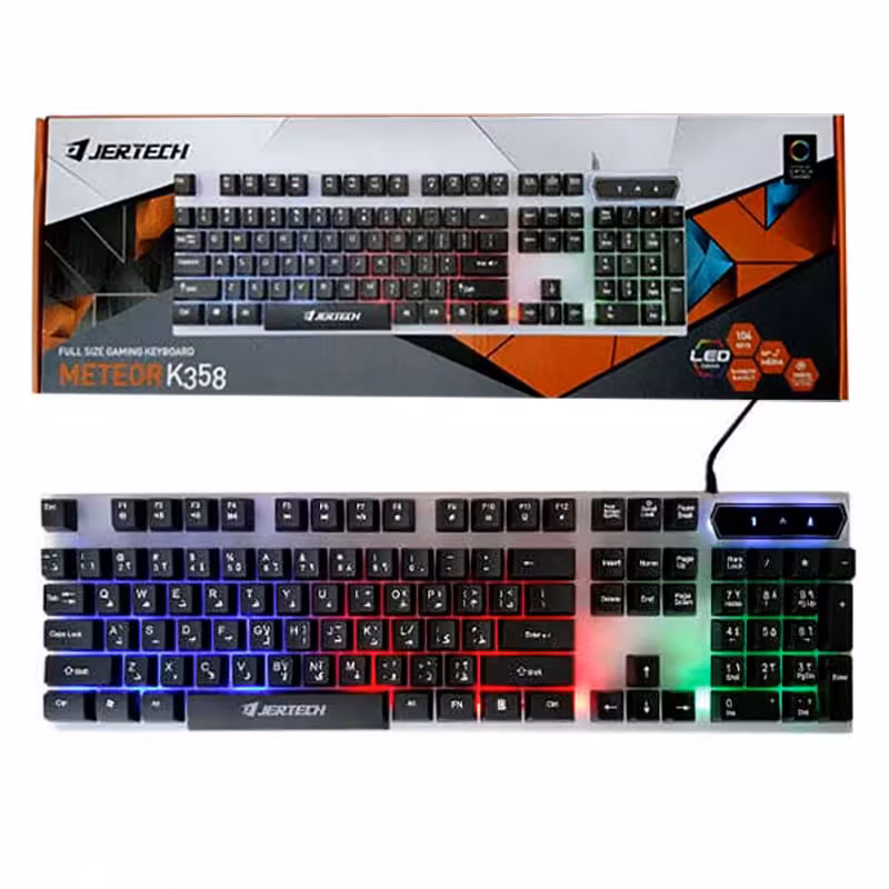 کیبورد گیمینگ جرتک Jertech K358