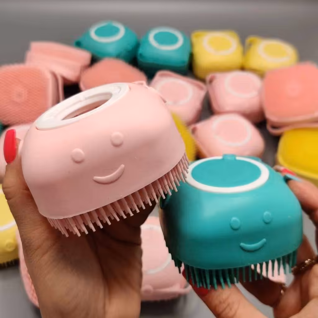 فیس براش و لیف سیلیکونی مخزن دار  
Face brush