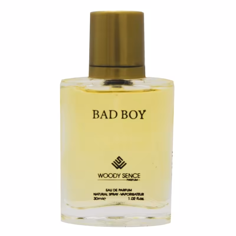 عطر جیبی مردانه وودی سنس مدل BAD BOY حجم 30 میلی لیتر